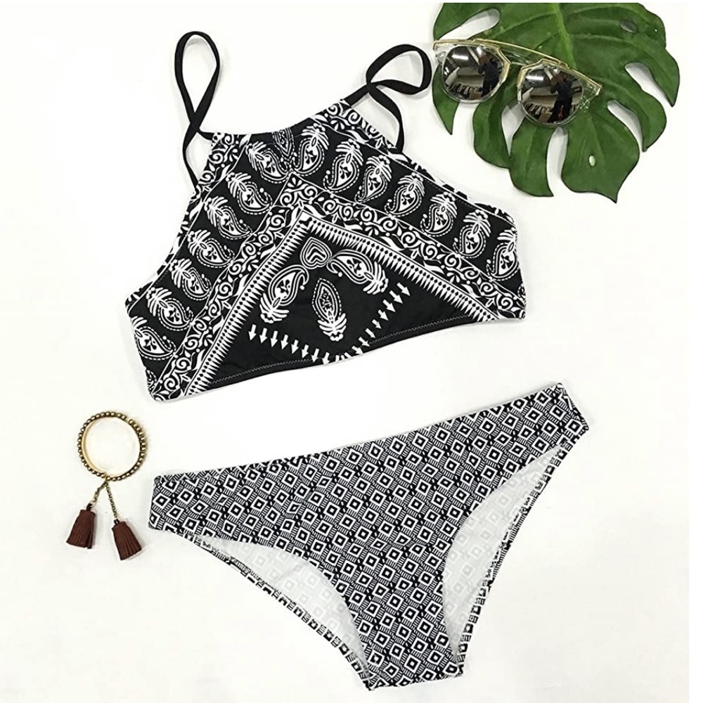 Bikini • feather patterned